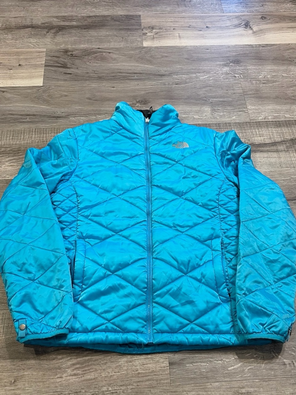 Teal the north face women’s puffer